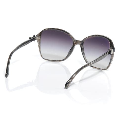 chanel 5205 sunglasses|CHANEL CC Tweed Bow Sunglasses 5205 53794 .